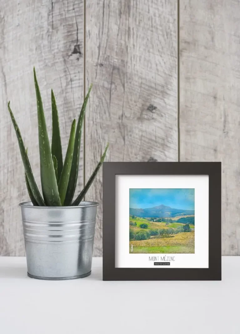 mont mézenc (haute loire) - Découvrez nos cadres photos uniques, véritables trésors capturés lors de mes voyages à travers le monde. Chaque image, soigneusement sélectionnée et magnifiée en studio, est encadrée avec élégance dans un cadre en bois noir mat de 24x24 cm, d’une épaisseur de 1,5 cm.