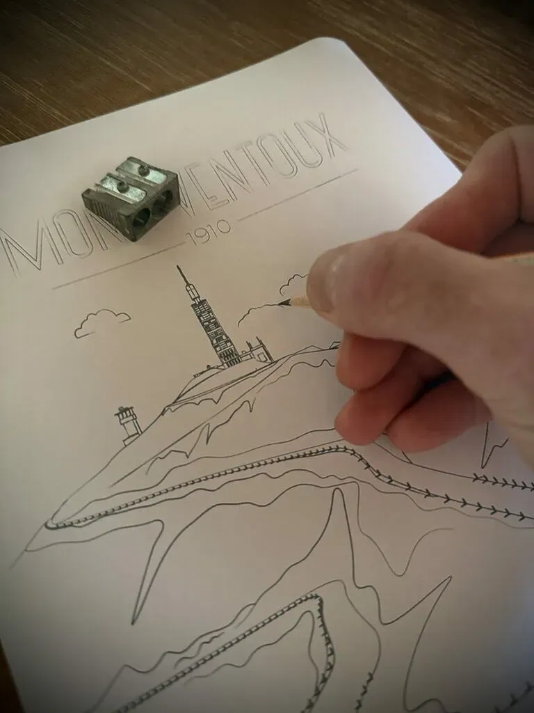 Processus de création d’une affiche illustrée – Design fait main et vectoriel