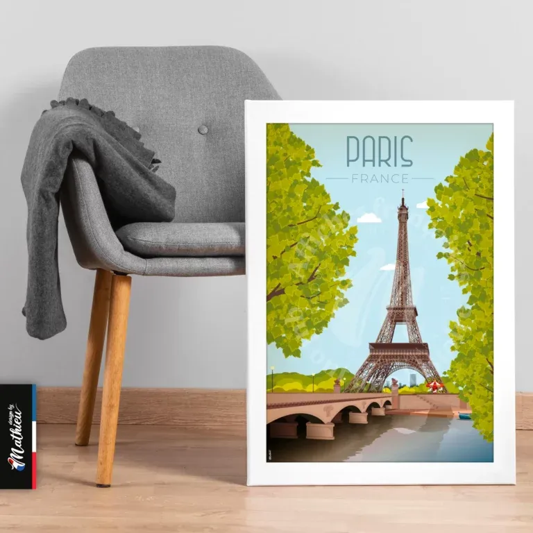 Poster disponible sur www.designbymathieu.com/affiches-originales/ Et promis, c’est garanti : ✔ Sans IA ajoutée ✔ 100 % Made in France ✔ Produit fait maison ✔ Impression locale et responsable