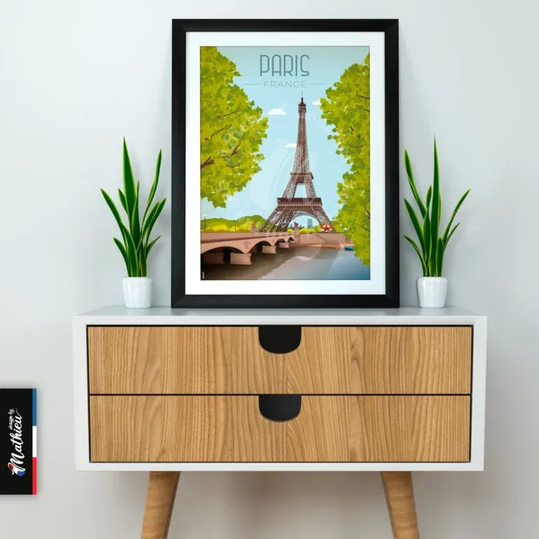 Poster disponible sur www.designbymathieu.com/affiches-originales/ Et promis, c’est garanti : ✔ Sans IA ajoutée ✔ 100 % Made in France ✔ Produit fait maison ✔ Impression locale et responsable
