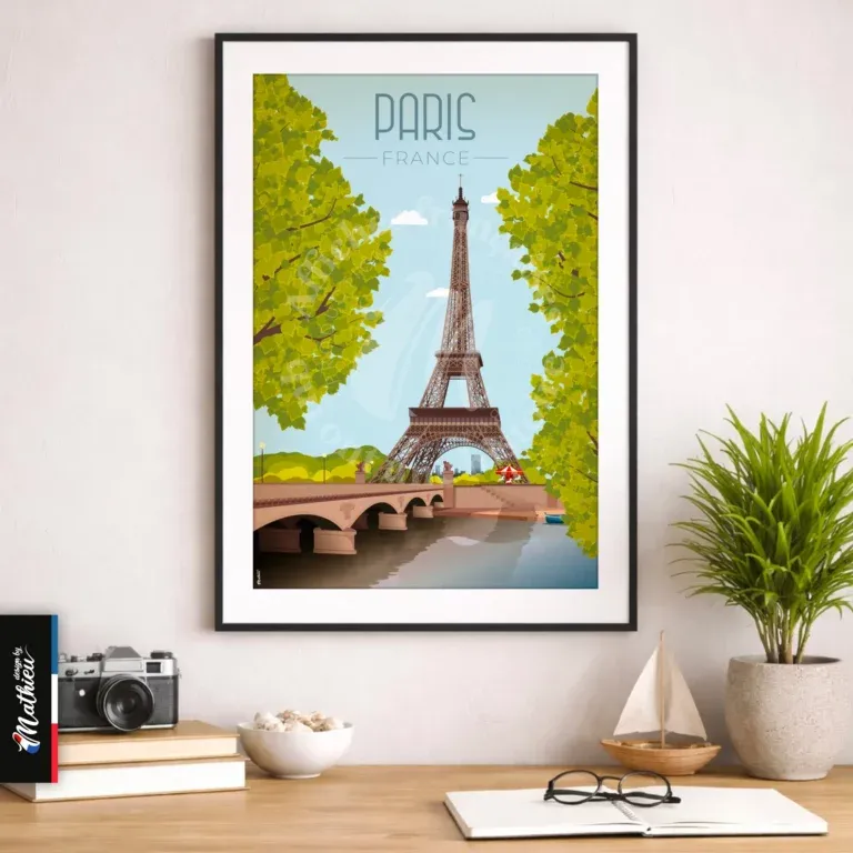 Poster disponible sur www.designbymathieu.com/affiches-originales/ Et promis, c’est garanti : ✔ Sans IA ajoutée ✔ 100 % Made in France ✔ Produit fait maison ✔ Impression locale et responsable